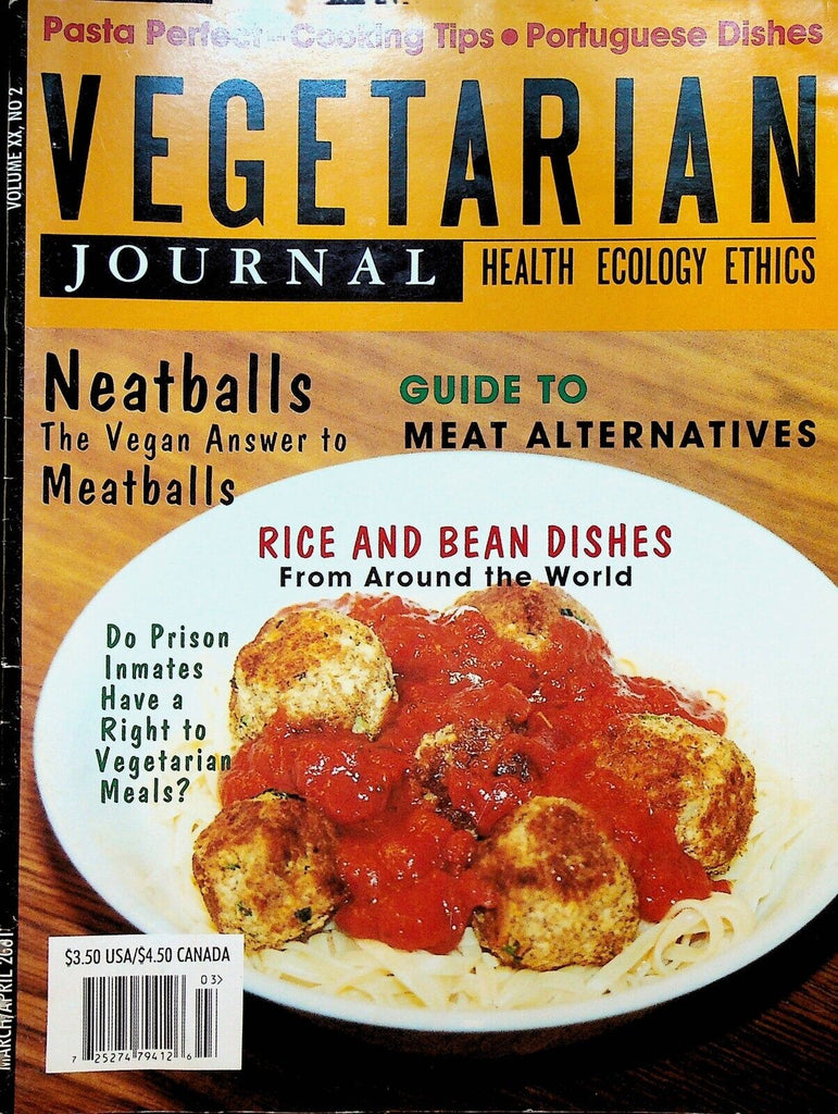 Vegetarian Journal Vol XX #2 2001 Rice & Bean Dishes Portuguese Dishes
