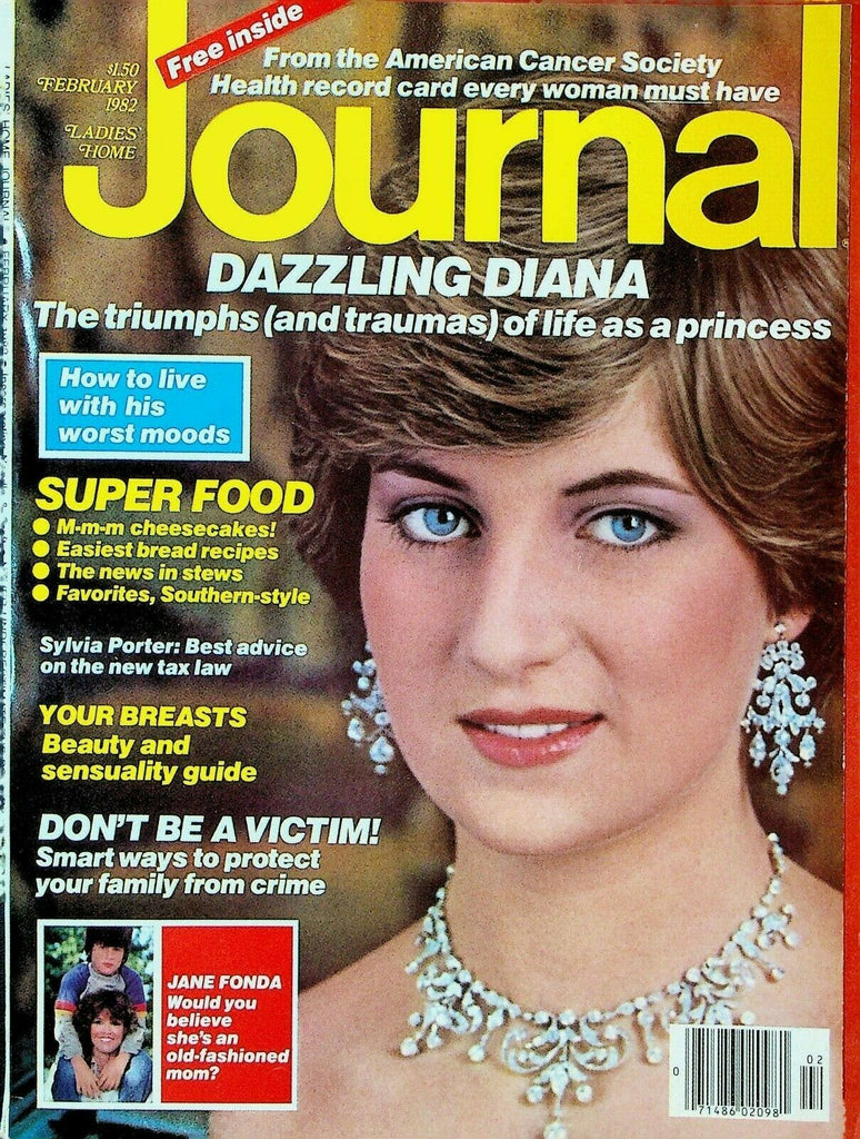 Ladies Home Journal February 1982 Princess Diana Jane Fonda Brooks Stanwood