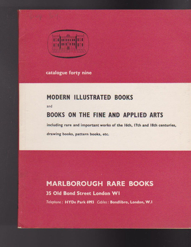 Marlborough Rare Books Catalogue 49 Modern Illustrated Books