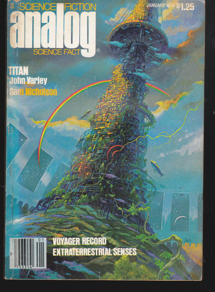 Analog Magazine January 1979 John Varley Titan Sam Nicholson Science Fiction