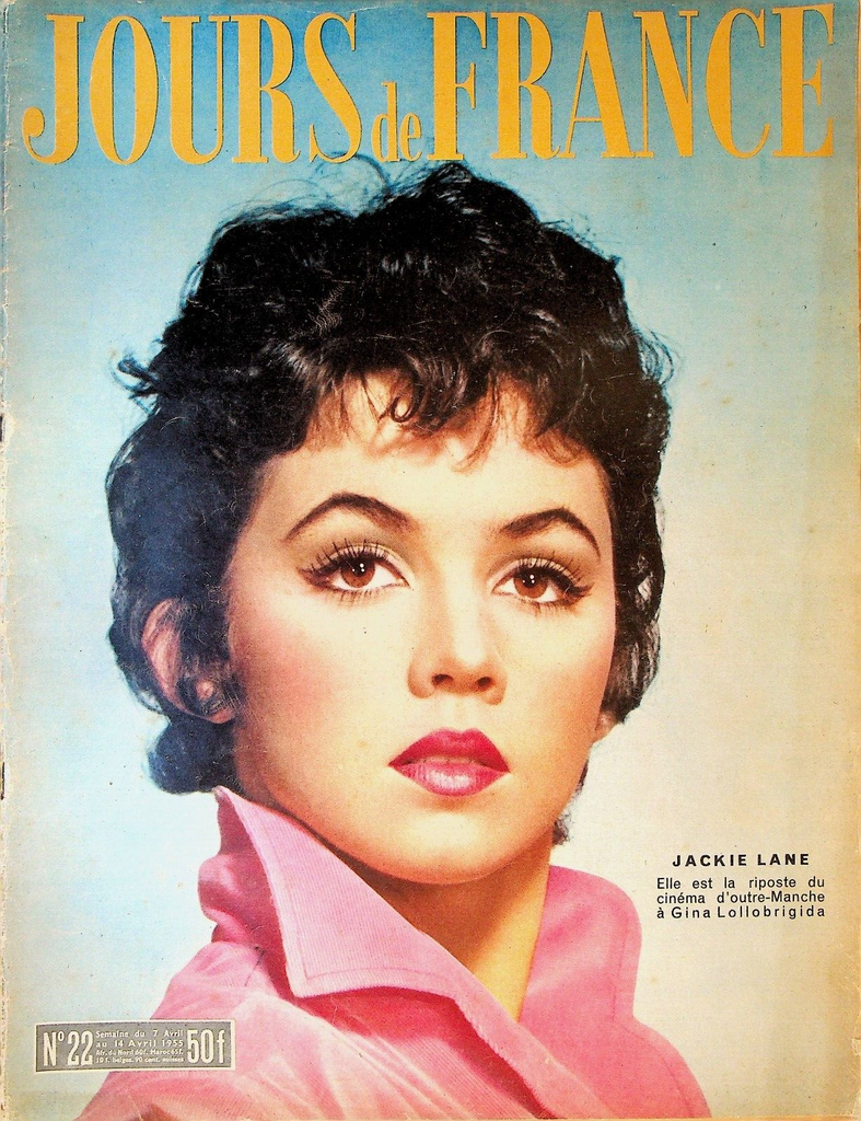 Jours de France April 7 1955 Jackie Lane Saigon Insurrection Soccer