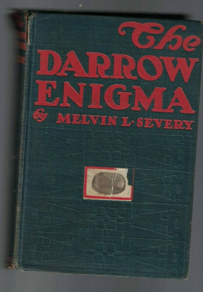 The Darrow Enigma by Melvin Severy HC 1904 AL Burt