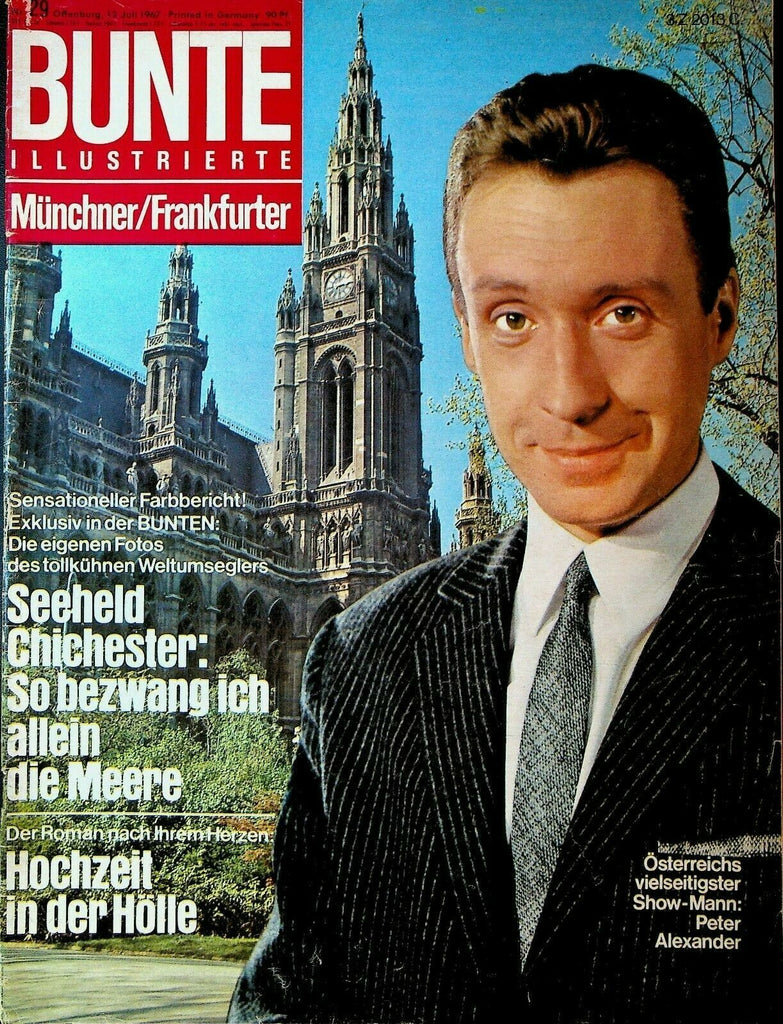 Bunte Illustrierte July 12 1967 Peter Alexander Miguel Martinez Raquel Welch