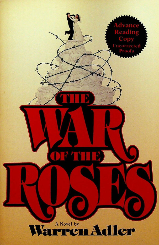 War of the Roses by Warren Adler Advance Reading Copy 1981