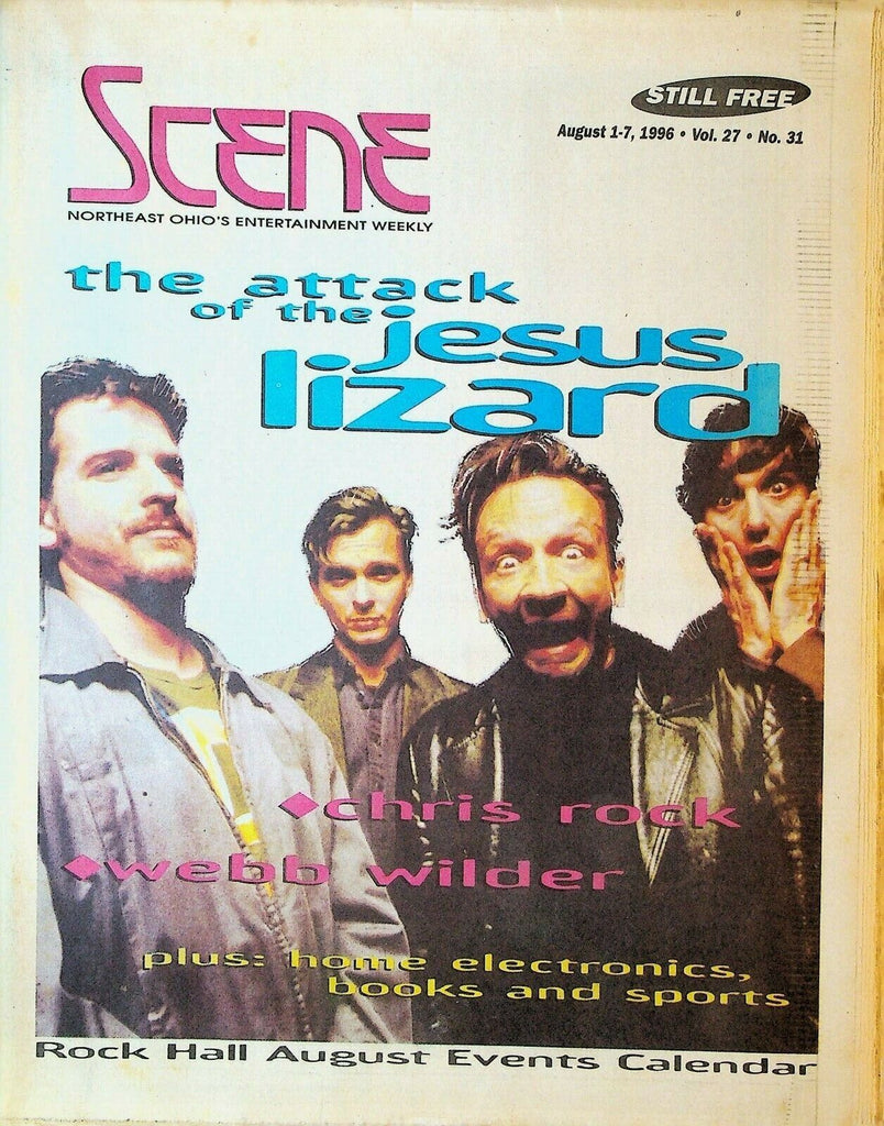 Cleveland Scene Magazine August 1 1996 Chris Rock Jesus Lizard Jeanie Bryson