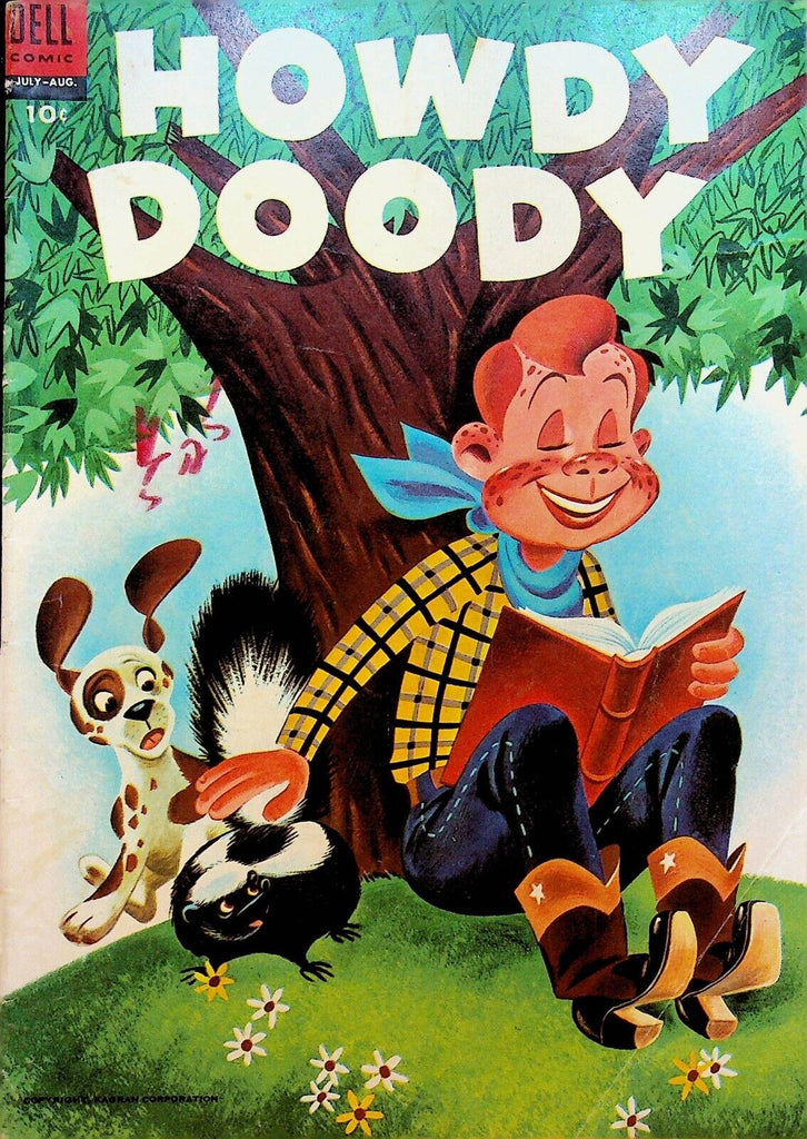 Howdy Doody 29 Dell Comics 1954 Petting Skunk