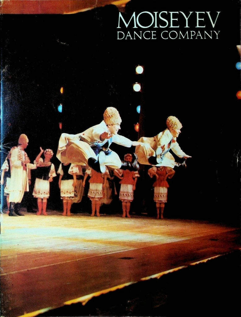 Moiseyev Dance Company Program 1965 Ballet Ivan Voronkov Nikolai Danilov
