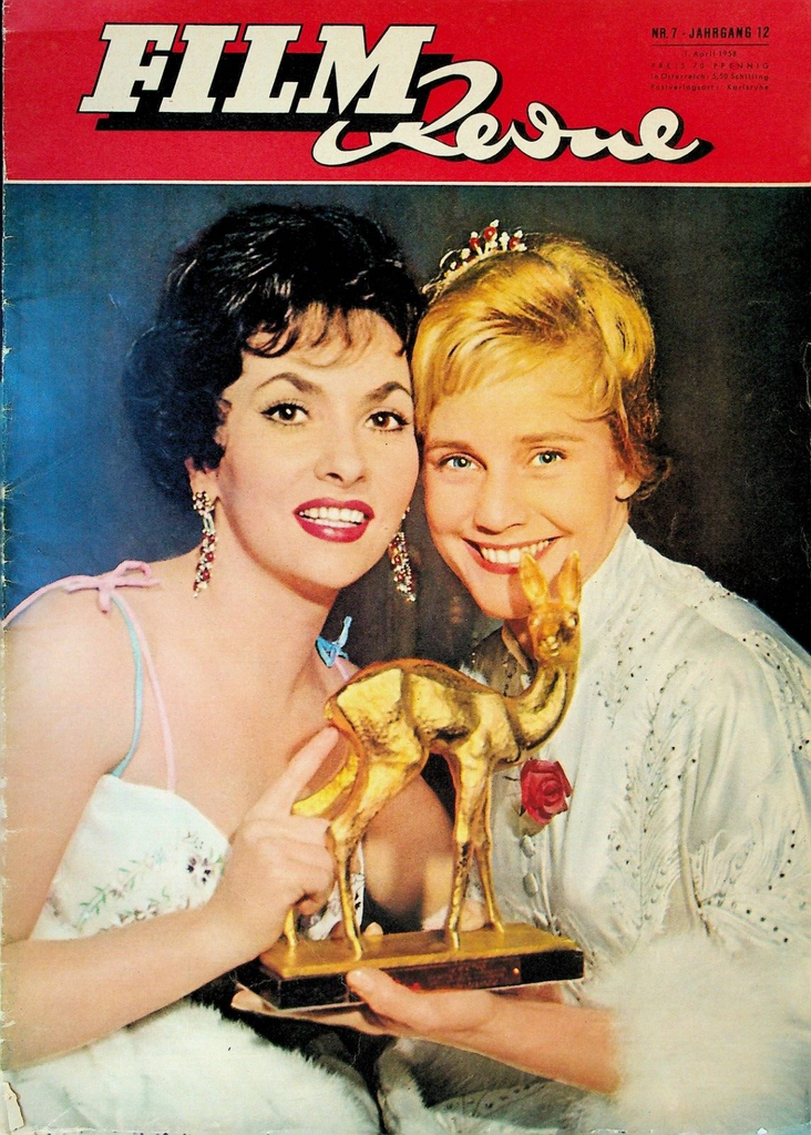 Film Revue Magazine April 1 1958 Audrey Hepburn Tony Curtis Janet Leigh