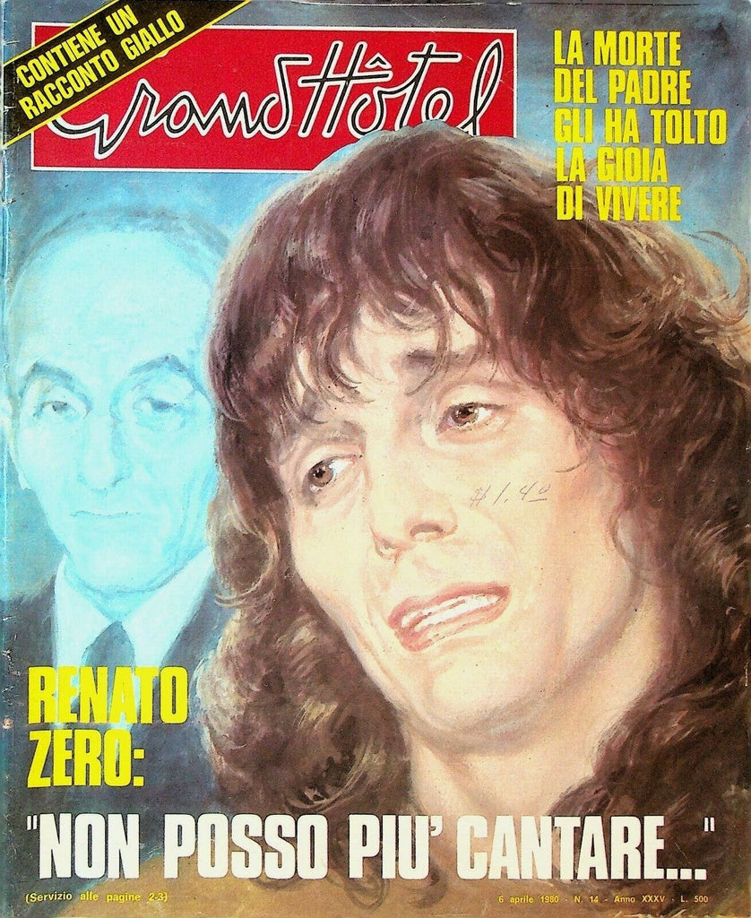 Grand Hotel Magazine April 6 1980 Renato Zero Bjorn Borg The Knack