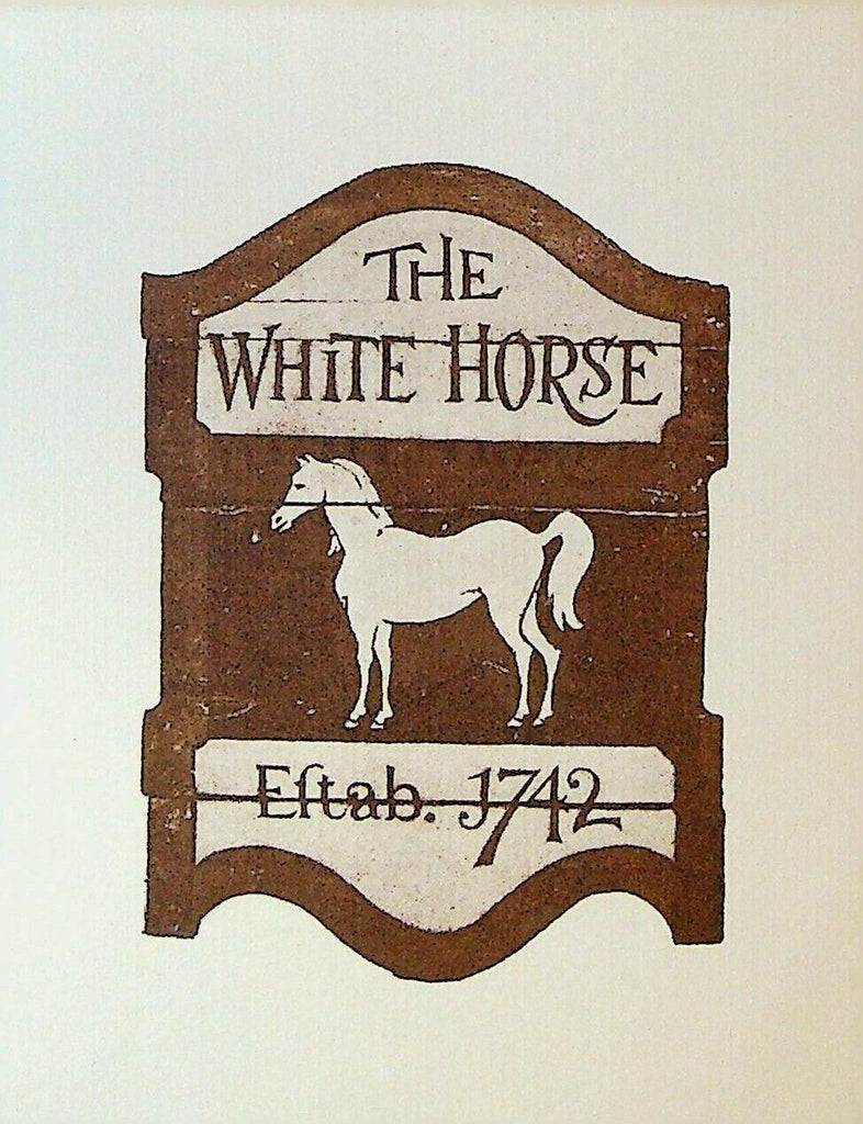White Horse Cellar Scotch Whisky Ad Sheet 1950s Browne-Vintners