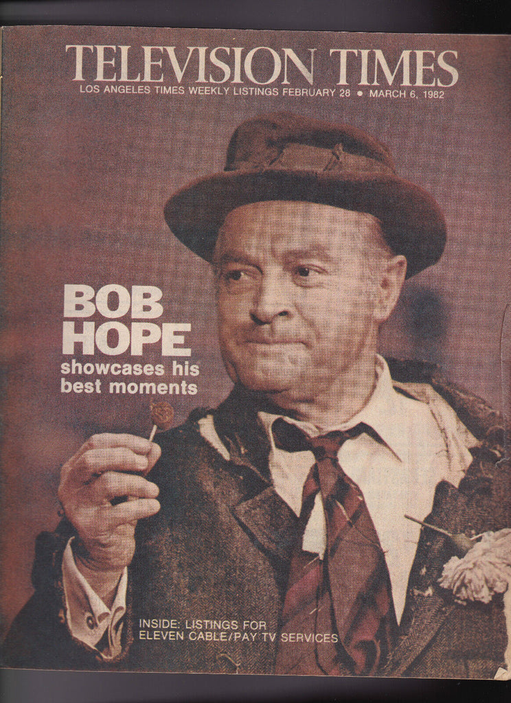 Television Times Bob Hope Los Angeles Times February 28 1982