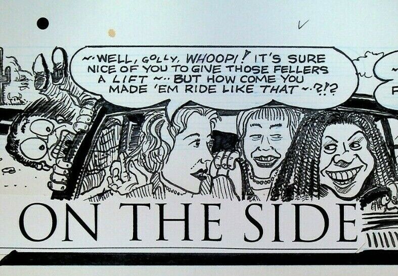 Moviola Original Art Boys on the Side Whoopi Goldberg 1995 Drew Barrymore