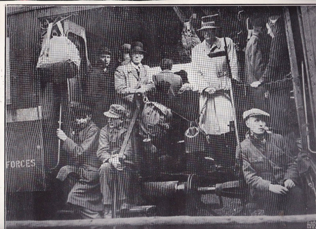 Germans on Train After War  WWII Dispatch Photo News Service World War II