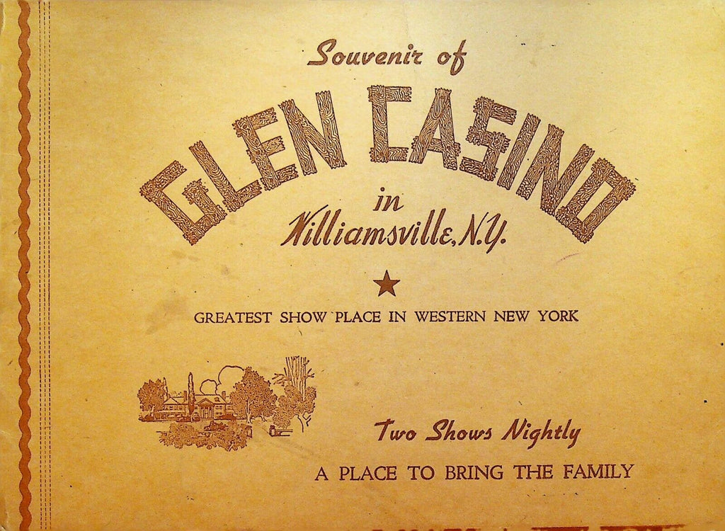 Glen Casino Souvenir Photo Folder Williamsville NY Soldier