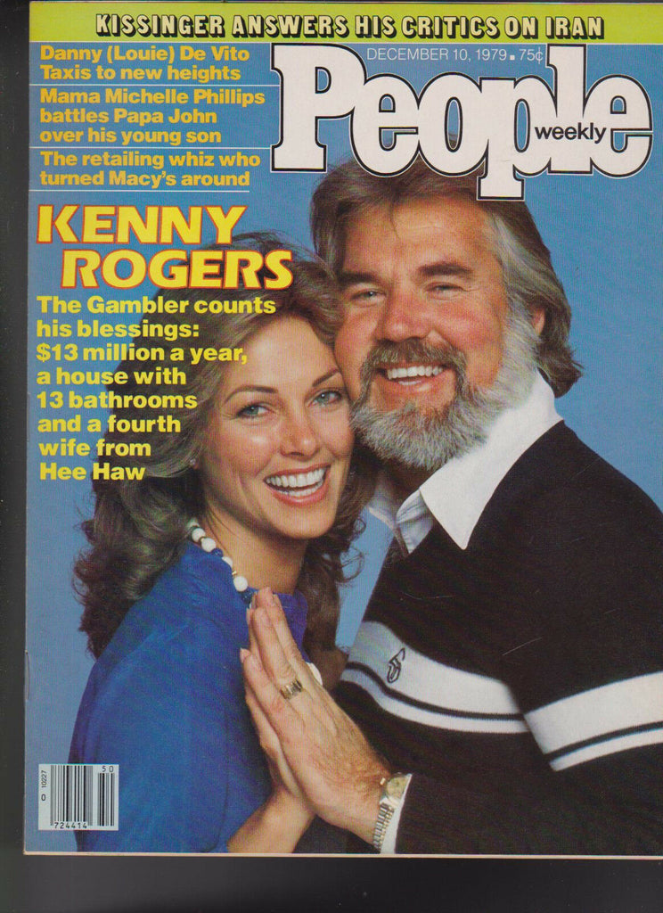 People Magazine Kenny Rogers Danny DeVito December 10 1979 Free S/H