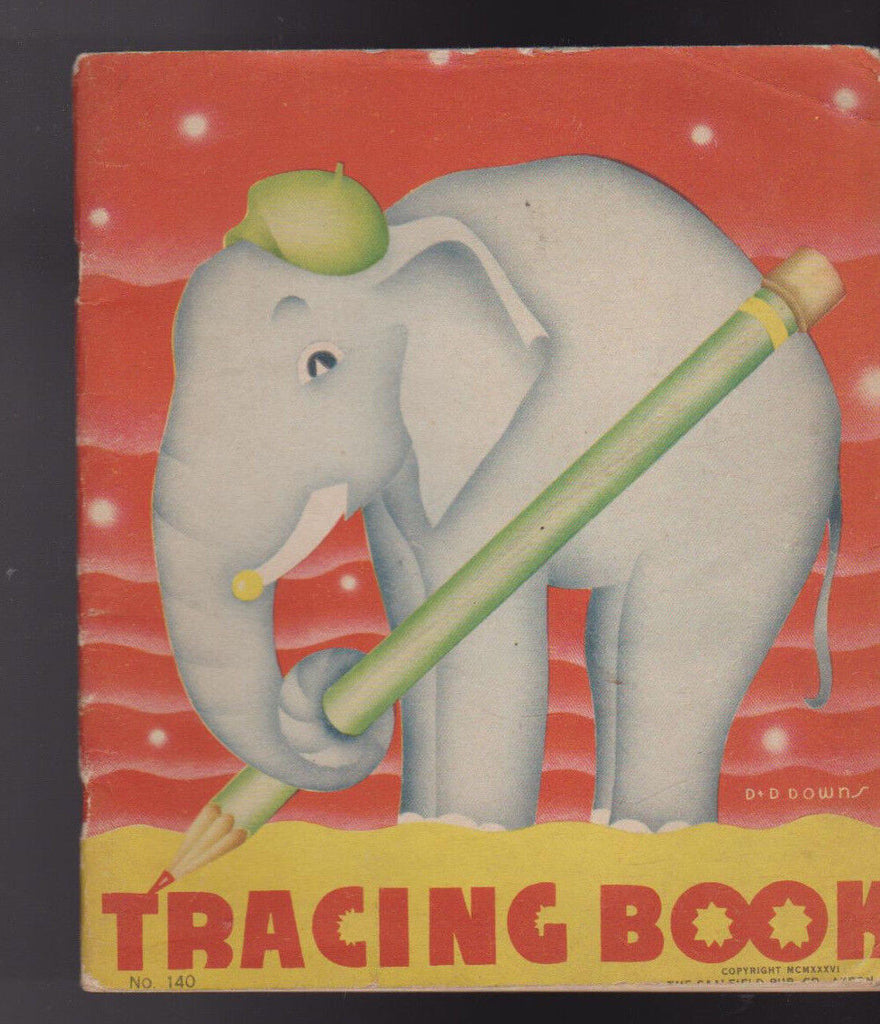 Tracing Book D&D Downs Elephant Cover 1930s