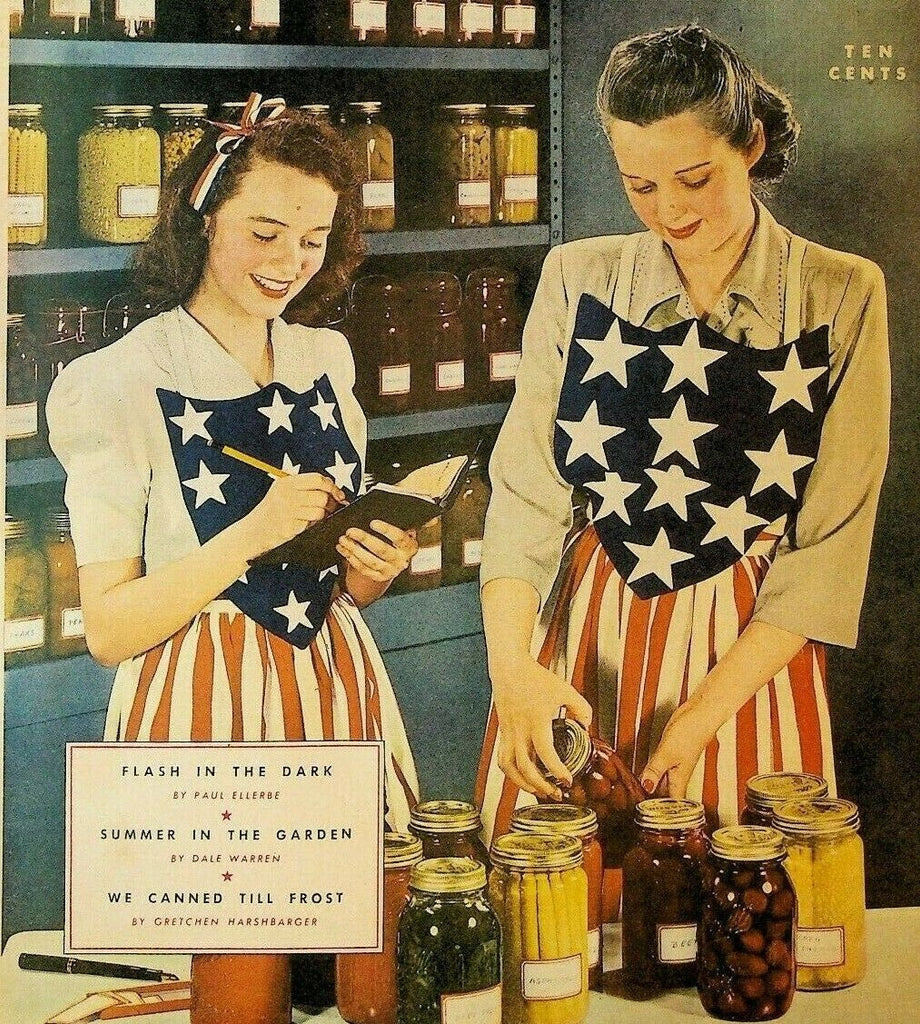 Household Magazine August 1944 Patriotic Cover Little Brown Koko