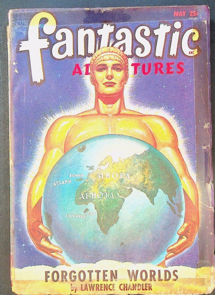 Fantastic Adventures Pulp May 1948 Lawrence Chandler Richard Casey