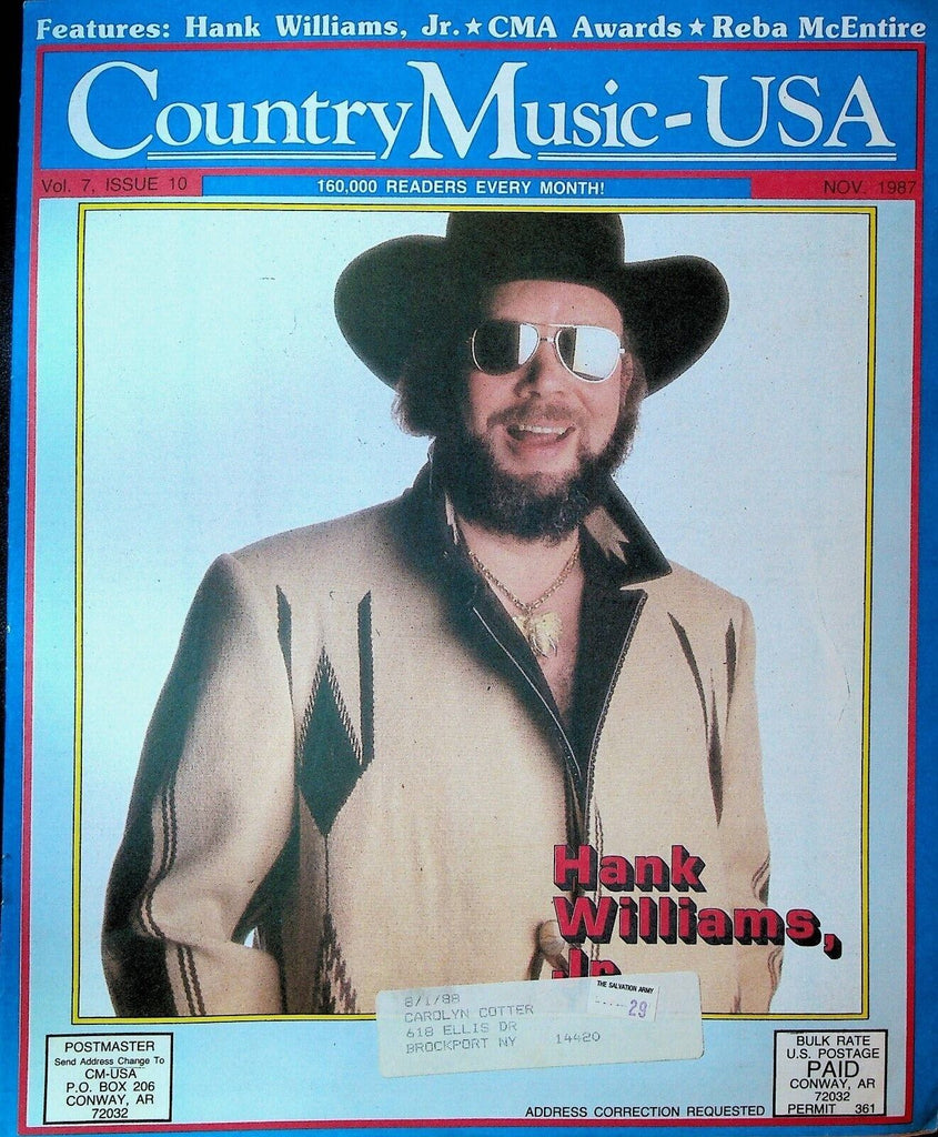 Country Music USA November 1987 Hank Williams Jr Don Williams