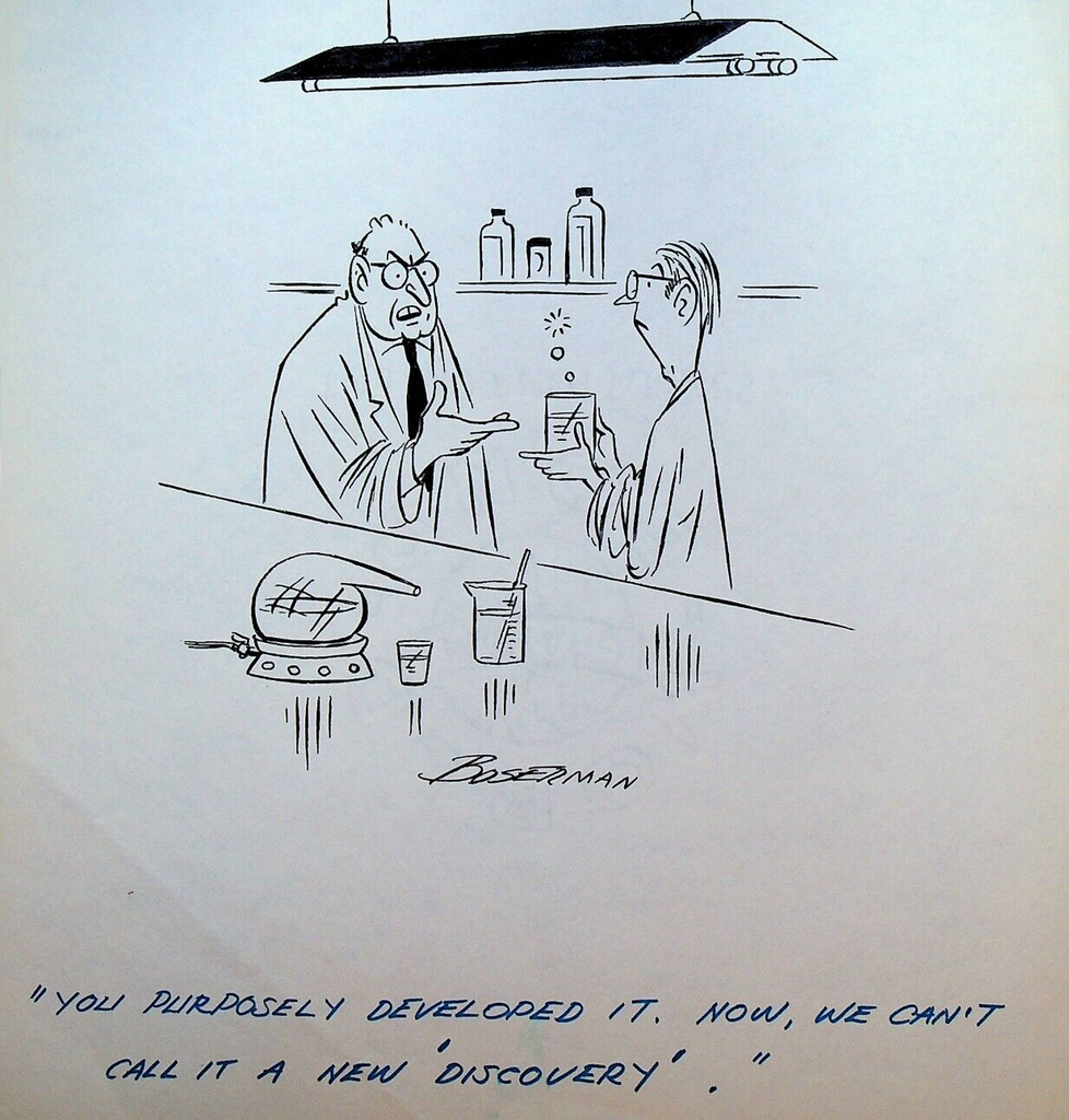 Medical Lab Experiment Cartoon Gag William Boserman