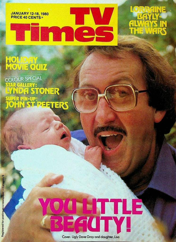 TV Times Magazine January 12 1980 Dave Gray Lynda Stoner Lorraine Bayly
