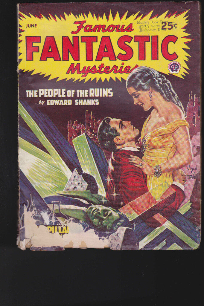 Famous Fantastic Mysteries Pulp June 1947 EF Benson, Edward Shanks