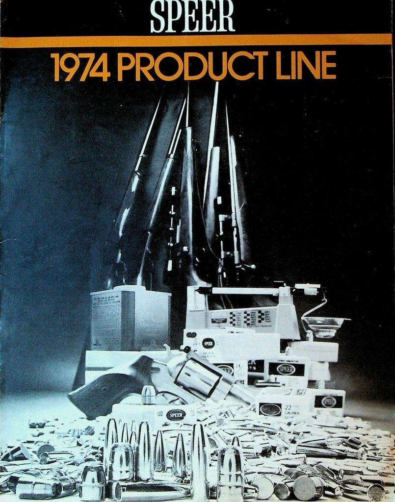 Speer Product Line Brochure 1974 Manual Handgun Rifle Shotgun