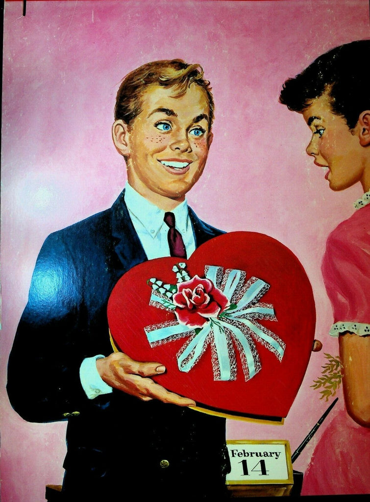 Fanny Farmer Valentine's Day Counter Display Standee Bruce Howson