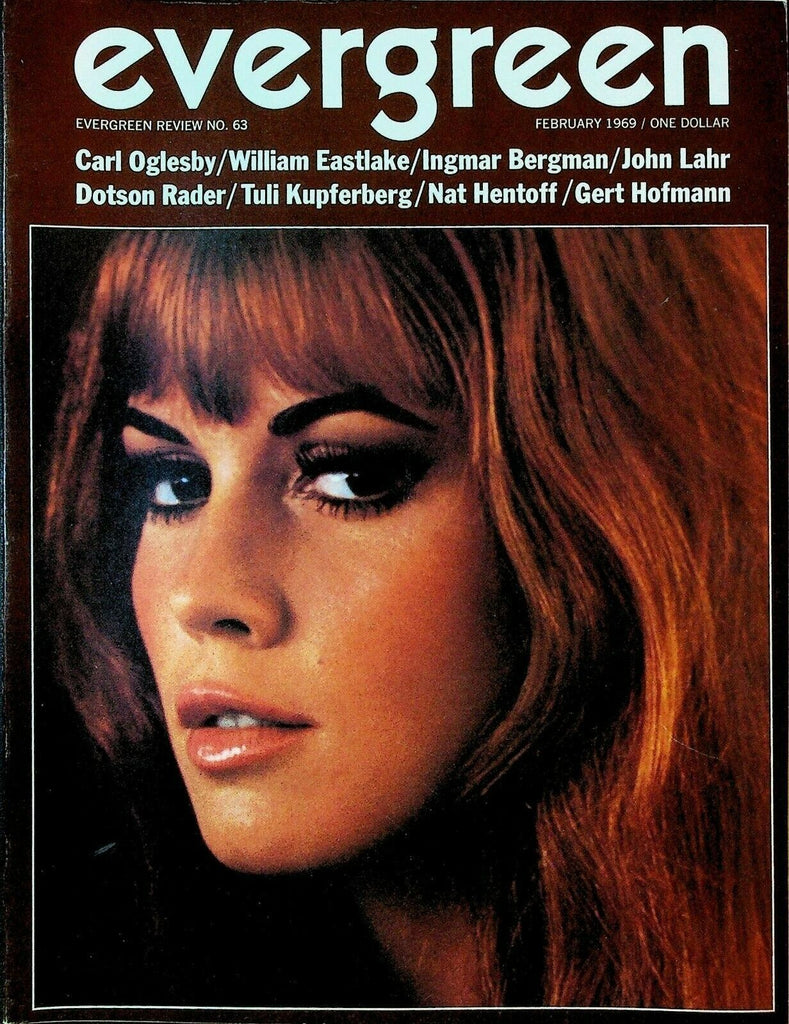 Evergreen February 1969 Charles Bukowski William Eastlake Ingmar Bergman
