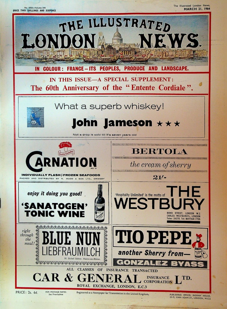Illustrated London News March 21 1964 Ohio River Flooding Compton MacKenzie