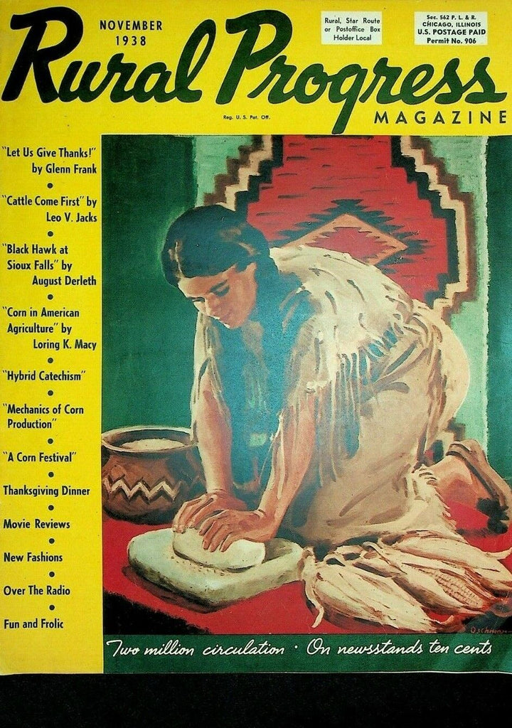 Rural Progress November 1938 If I Were King Citadel Suez Five of a Kind