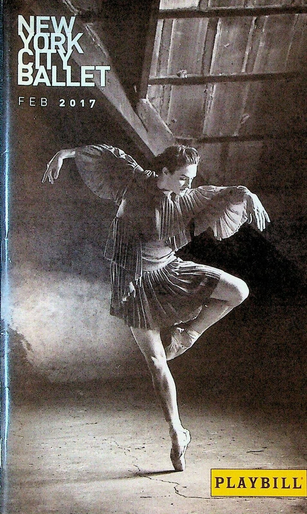New York City Ballet Playbill February 2017 The Shimmering Asphalt