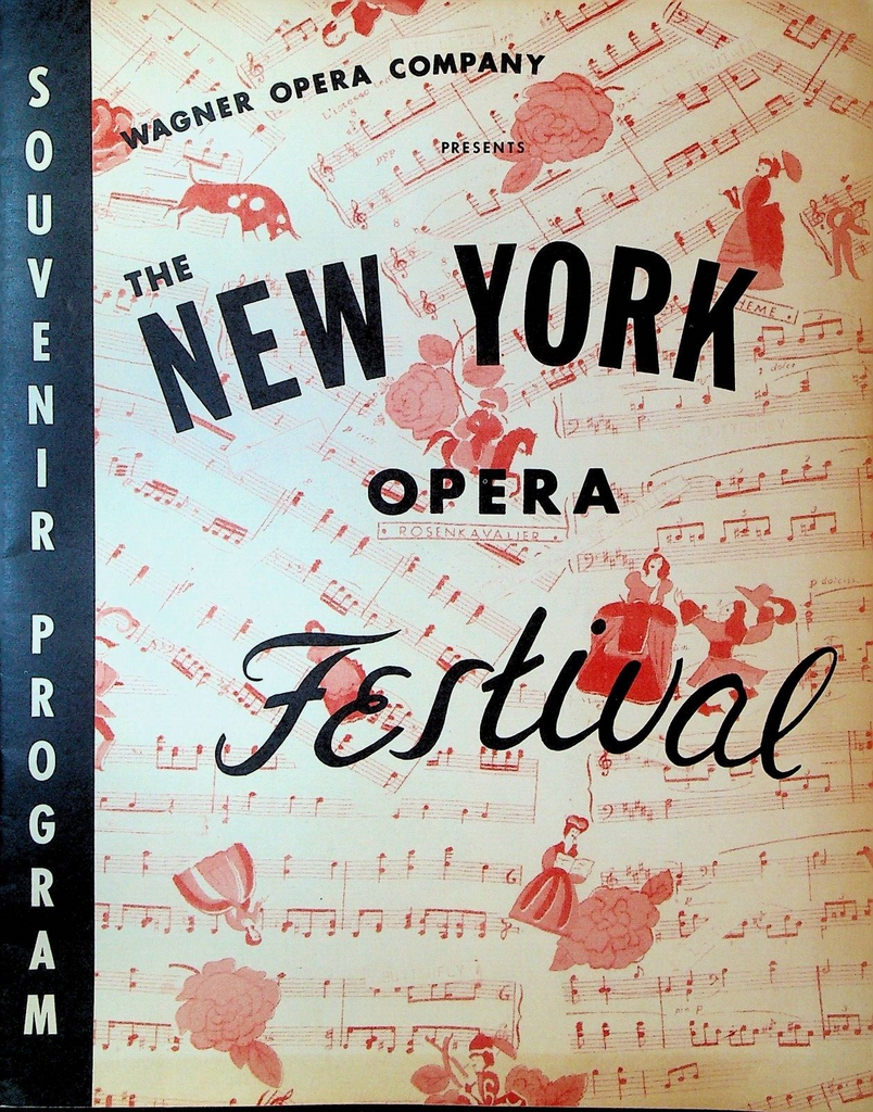 Wagner Opera Company New York Opera Festival Souvenir Program 1959