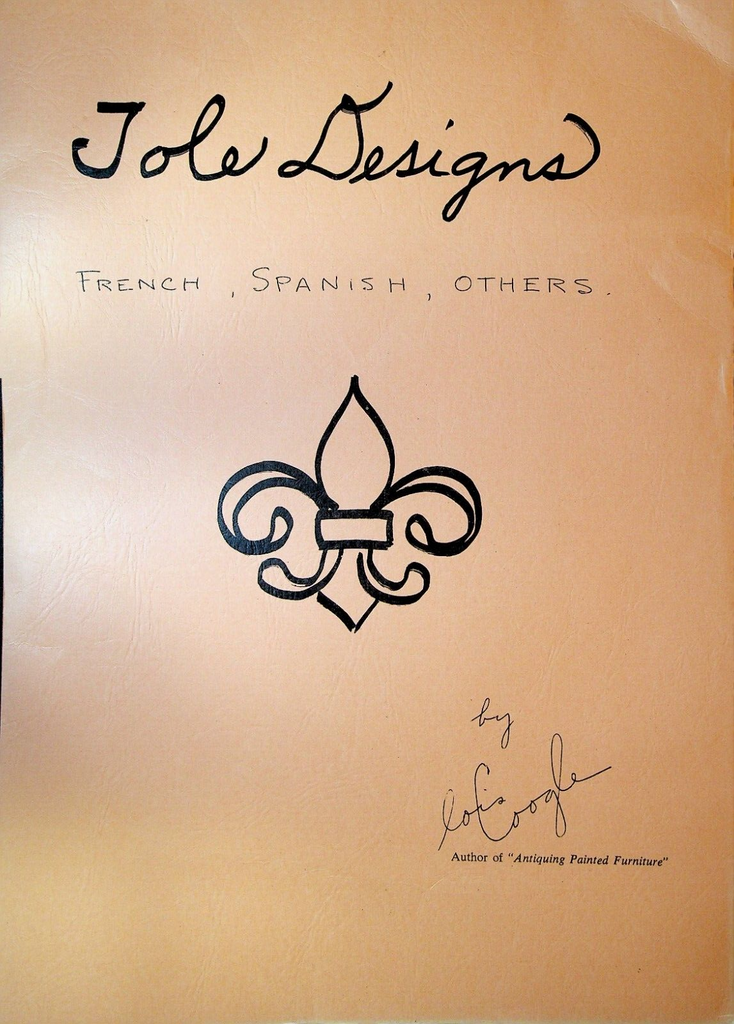 Tole Designs Lois Coogle 1964 Lot of 3 Board Art Pennsylvania Dutch French