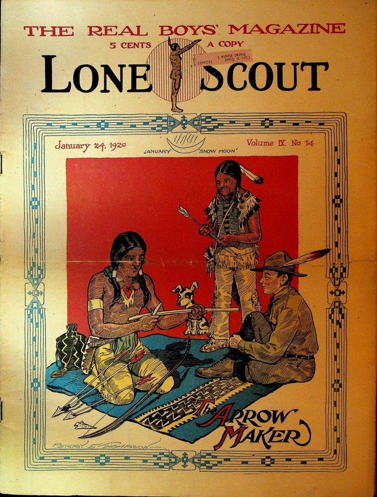 Lone Scout Magazine January 24 1920 Scouting Italy Scout Fishing