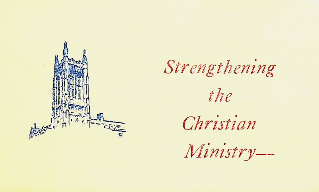 Union Theological Seminary Brochure 1950 New York City