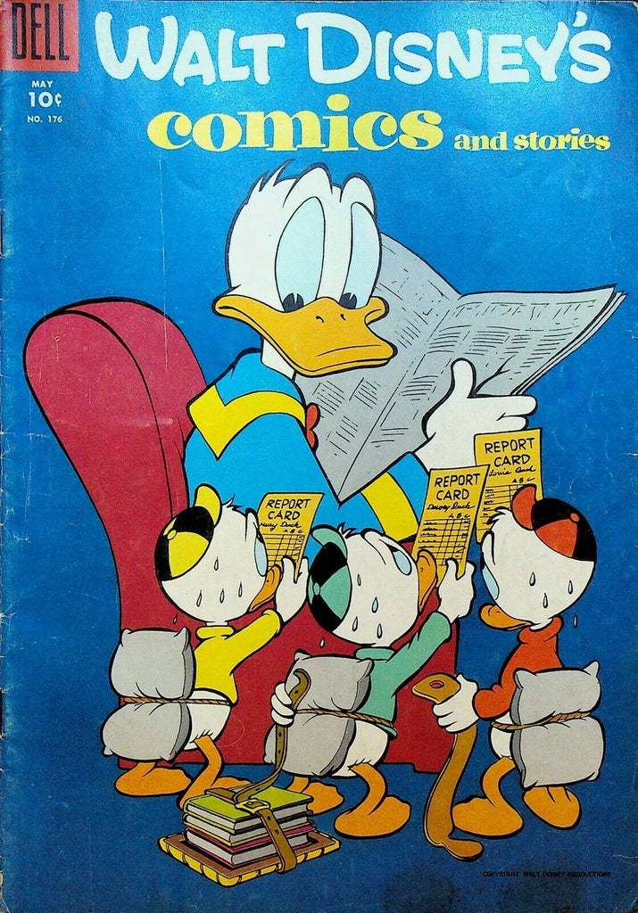 Walt Disney's Comics & Stories 176 Dell Comics 1955 Report Card