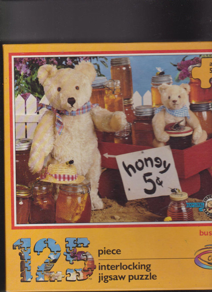 Bialosky & Friends Sealed Puzzle Busy Bees Teddy Bear Ceaco 1988 125 Pieces