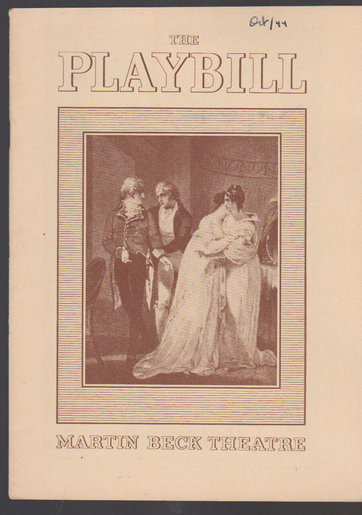 Jacobowsky and the Colonel Playbill October 1944 Annabella Oscar Karlweis