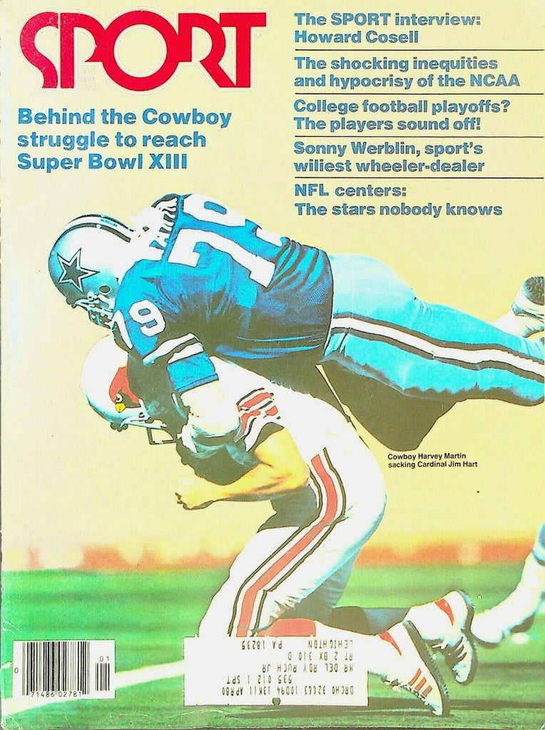 Sport Magazine January 1979 Howard Cosell Sonny Werblin Nancy Lopez Ray Arcel