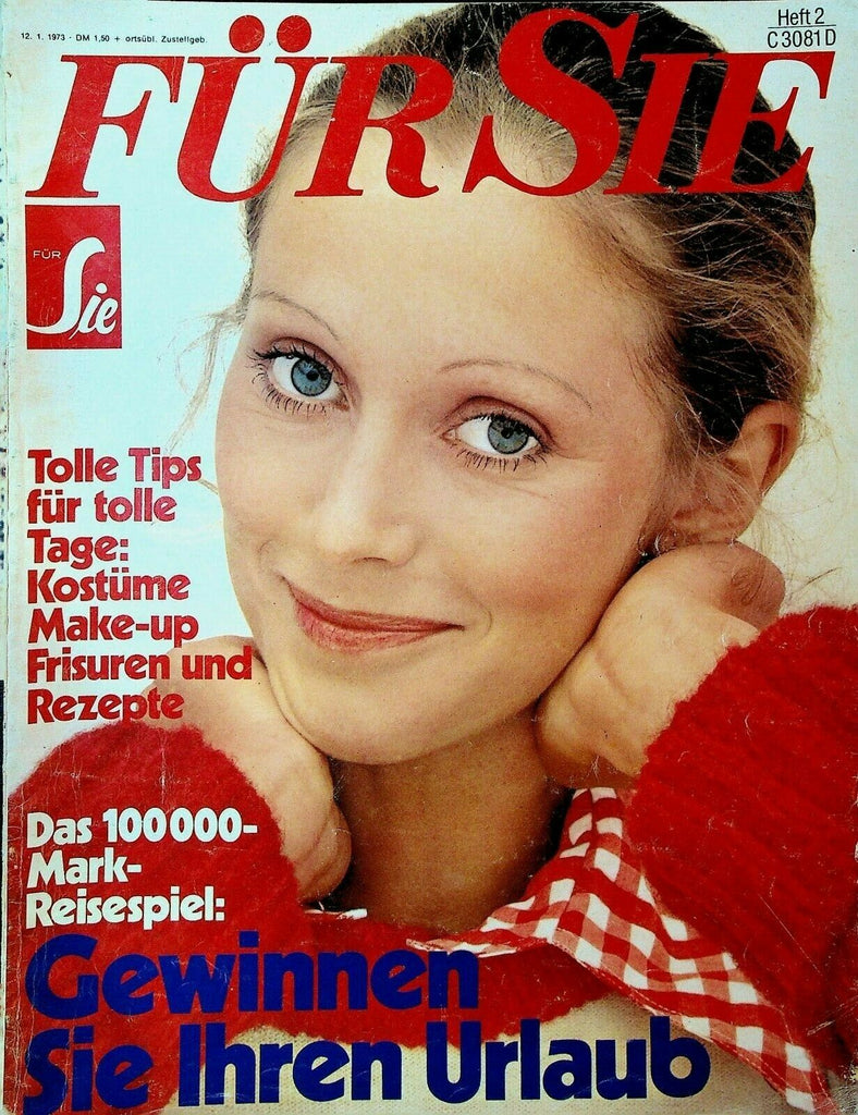 Fur Sie Magazine January 12 1973 Fashion Recipes