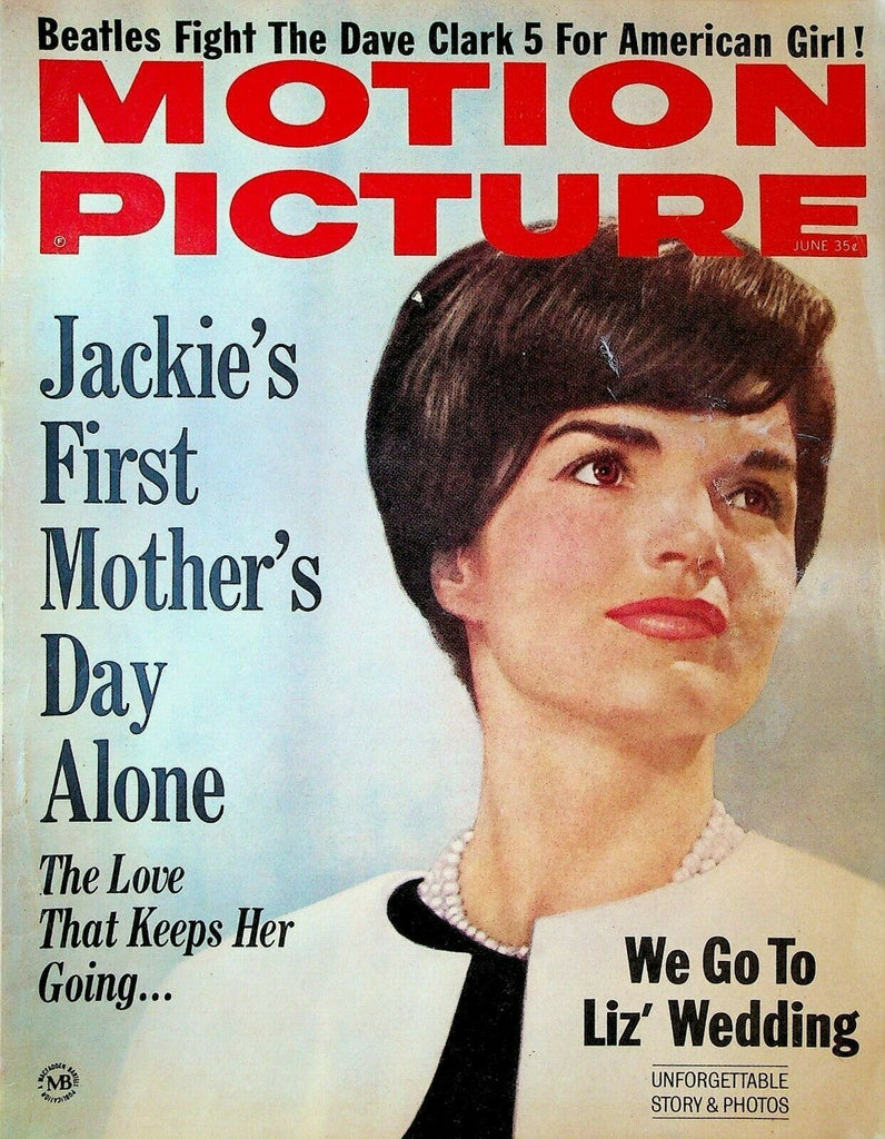 Motion Picture June 1964 Jackie Kennedy Liz Taylor Sean Connery Ann-Margret