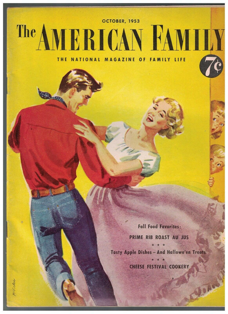 The American Family Magazine October 1953 Square Dancing George McVicker