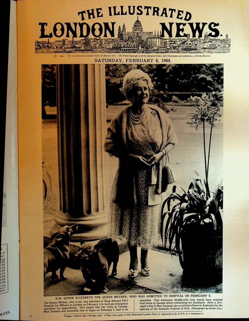 Illustrated London News February 8 1964 Winter Olympics Maria Callas Alan Ladd