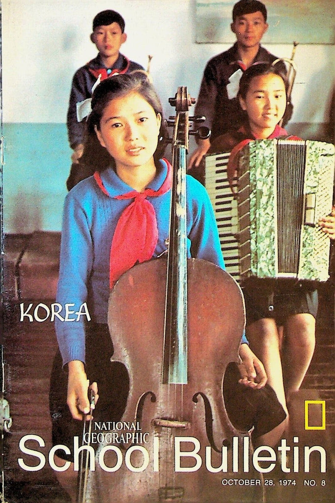National Geographic School Bulletin October 28 1974 Korea Monaco Museum
