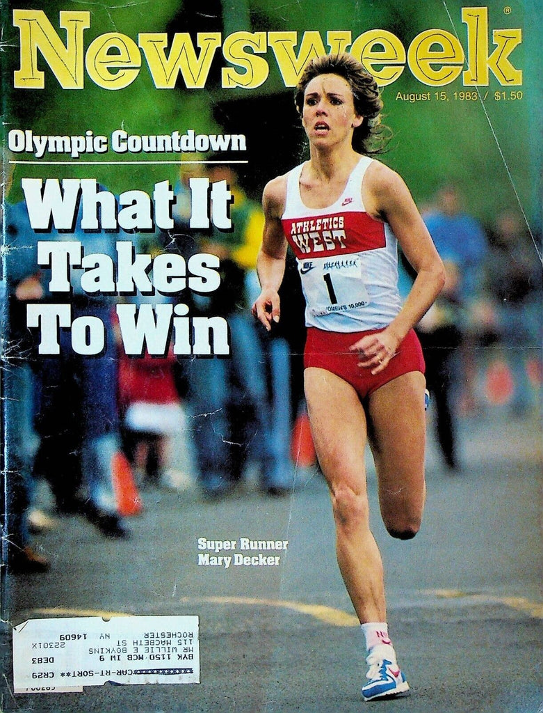Newsweek Magazine August 15 1983 Mary Decker Sting Police