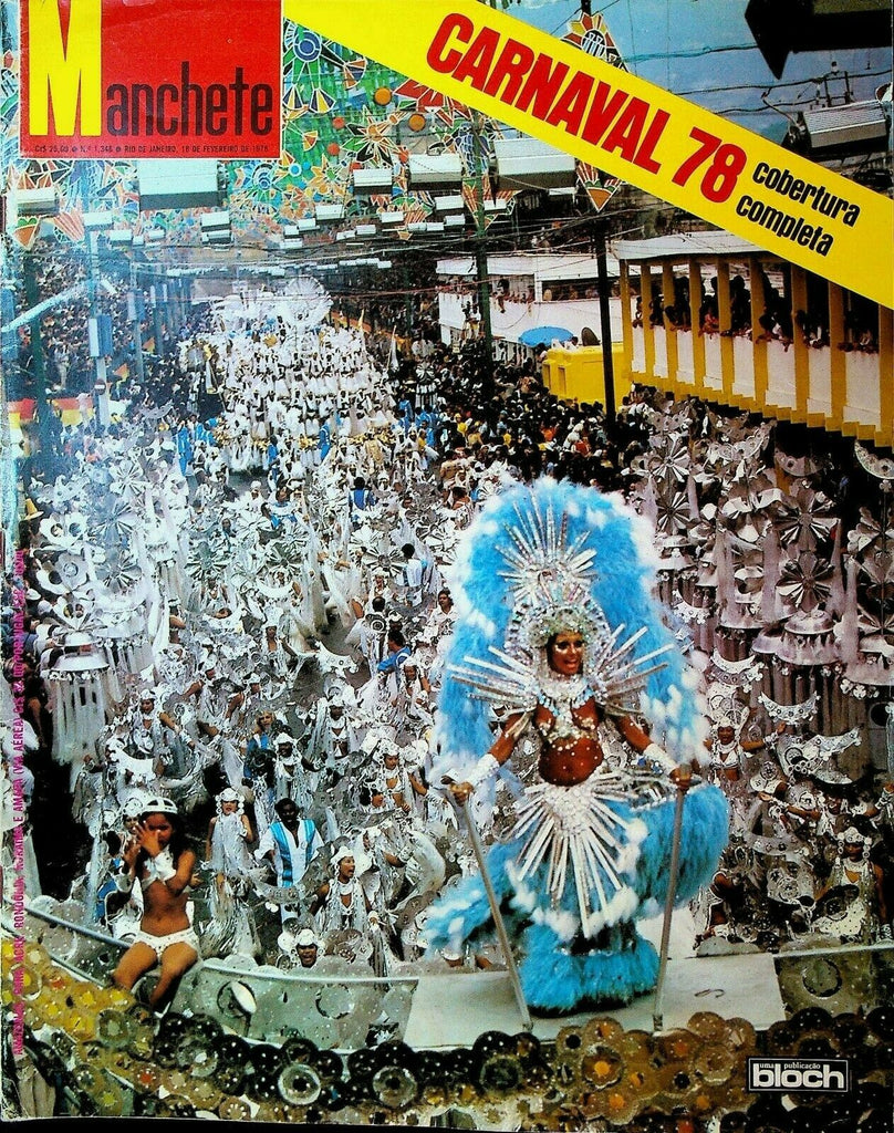 Manchete February 10 1978 Carnaval Elton John Peter Frampton Rod Stewart