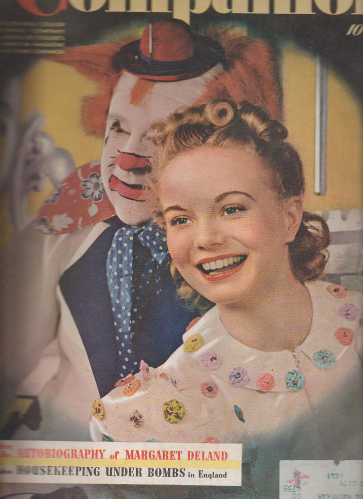 Woman's Home Companion June 1941 Clown Cover Margaret Deland National Defense