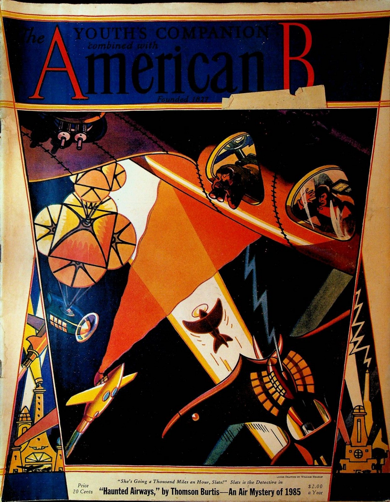 American Boy Magazine November 1929 Art Deco CA Stephens Thomson Burtis