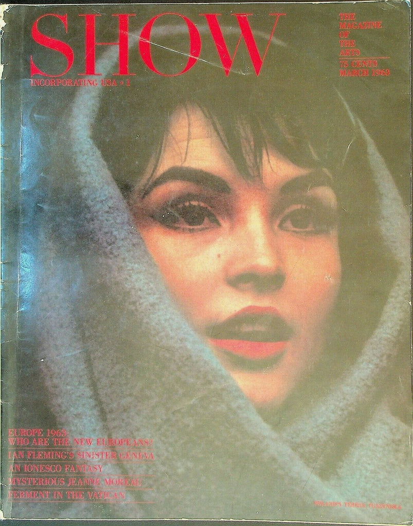 Show Magazine March 1963 Teresa Tuszynska Georges Enesco Jeanne Moreau